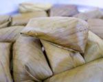 Musa balbisiana - Feuille en enveloppe de cuisson