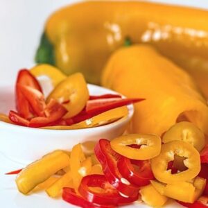 Piment 'Bulgarian Carrot' - En tranche