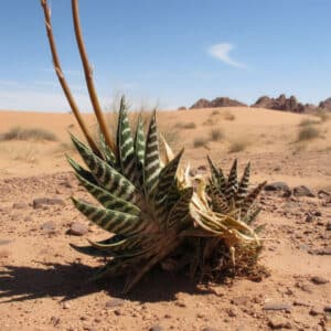 Graines d'Aloe variegata, Graines d'Aloe panaché, Gonialoe variegata en milieu naturel