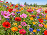 Jachère fleurie polyvalente, Plantes à fleurs, Plantes mellifères, Plantes fleuries