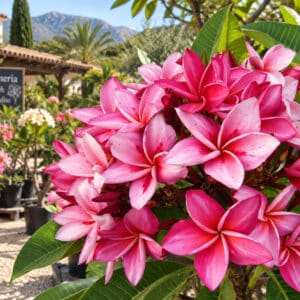 Plumeria rubra cv. Grannyrorong, Frangipanier 'Grannyrorong', Plumeria 'Grannyrorong'